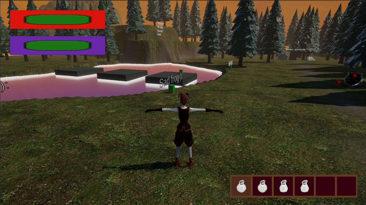 Screenshot of the demo of sprint 3